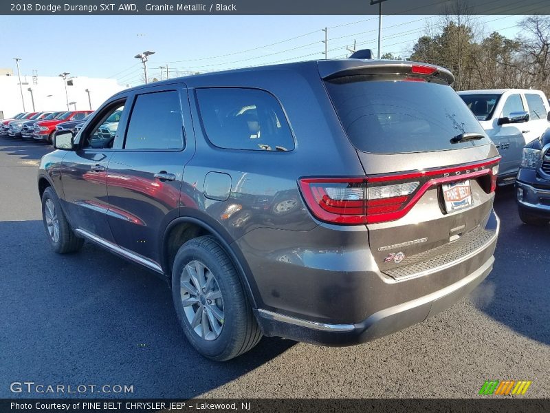 Granite Metallic / Black 2018 Dodge Durango SXT AWD