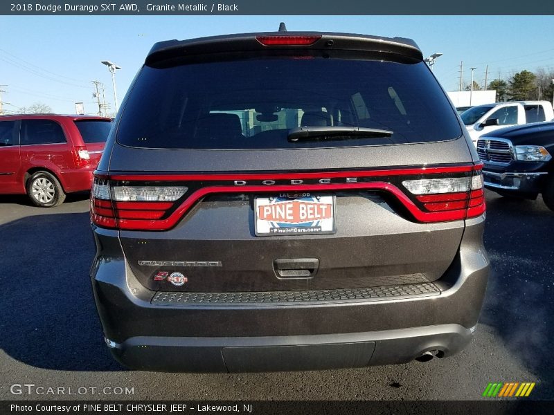 Granite Metallic / Black 2018 Dodge Durango SXT AWD