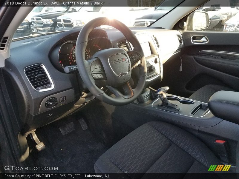 Granite Metallic / Black 2018 Dodge Durango SXT AWD