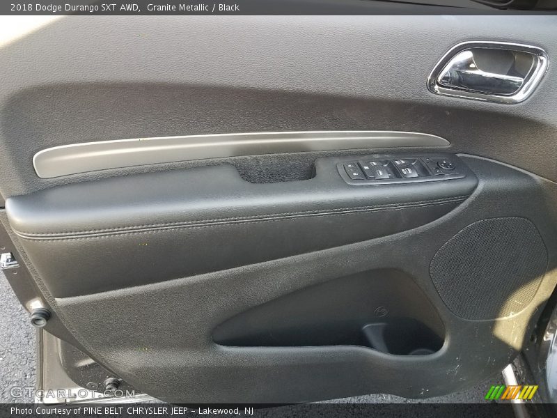 Granite Metallic / Black 2018 Dodge Durango SXT AWD
