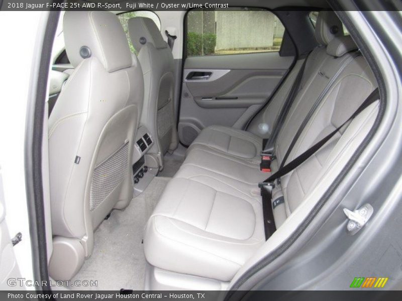 Rear Seat of 2018 F-PACE 25t AWD R-Sport