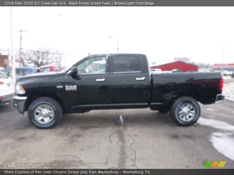 Black Forest Green Pearl / Brown/Light Frost Beige 2018 Ram 2500 SLT Crew Cab 4x4