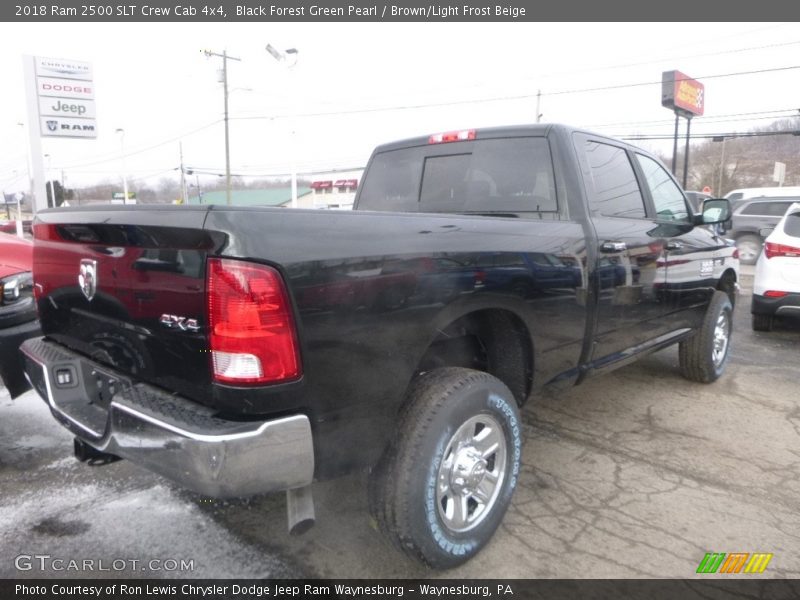 Black Forest Green Pearl / Brown/Light Frost Beige 2018 Ram 2500 SLT Crew Cab 4x4