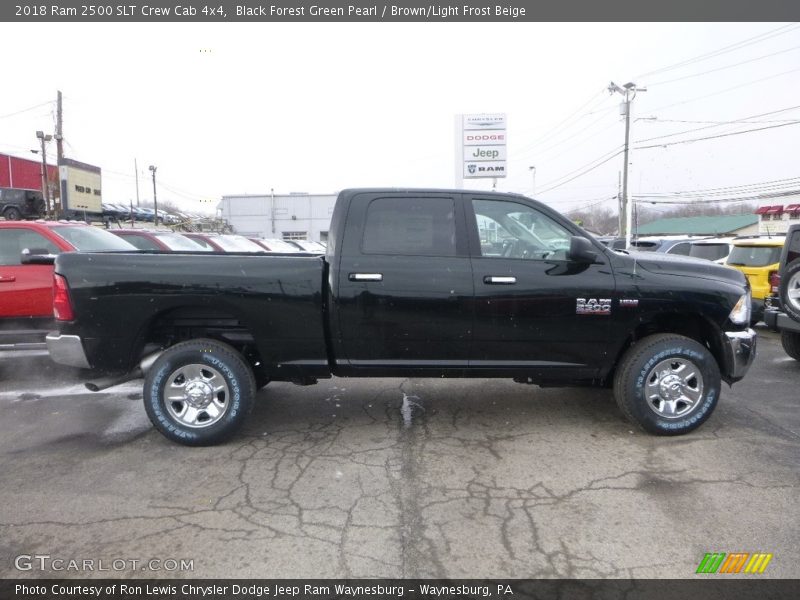Black Forest Green Pearl / Brown/Light Frost Beige 2018 Ram 2500 SLT Crew Cab 4x4