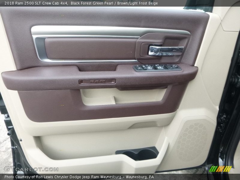 Black Forest Green Pearl / Brown/Light Frost Beige 2018 Ram 2500 SLT Crew Cab 4x4