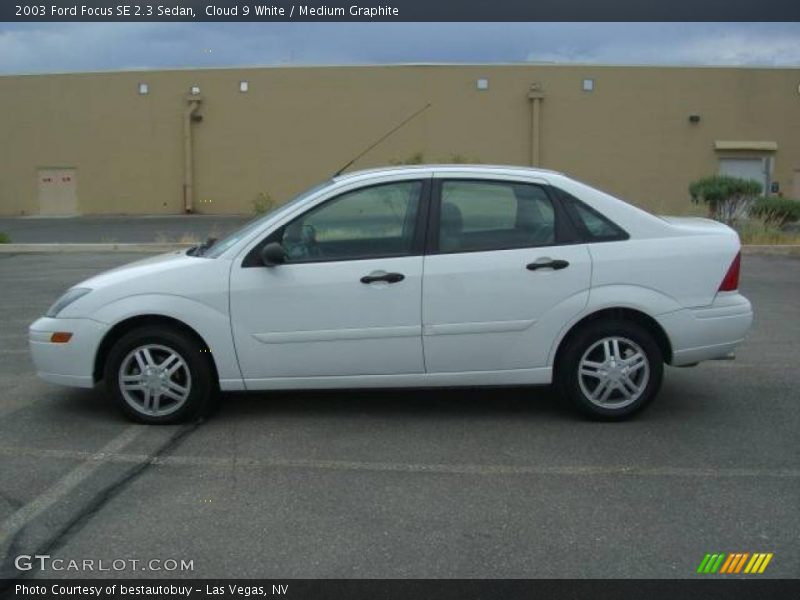 Cloud 9 White / Medium Graphite 2003 Ford Focus SE 2.3 Sedan