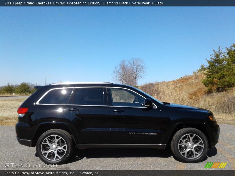 Diamond Black Crystal Pearl / Black 2018 Jeep Grand Cherokee Limited 4x4 Sterling Edition