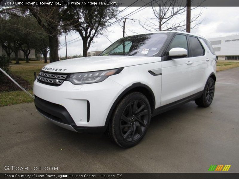 Fuji White / Vintage Tan/Ebony 2018 Land Rover Discovery HSE