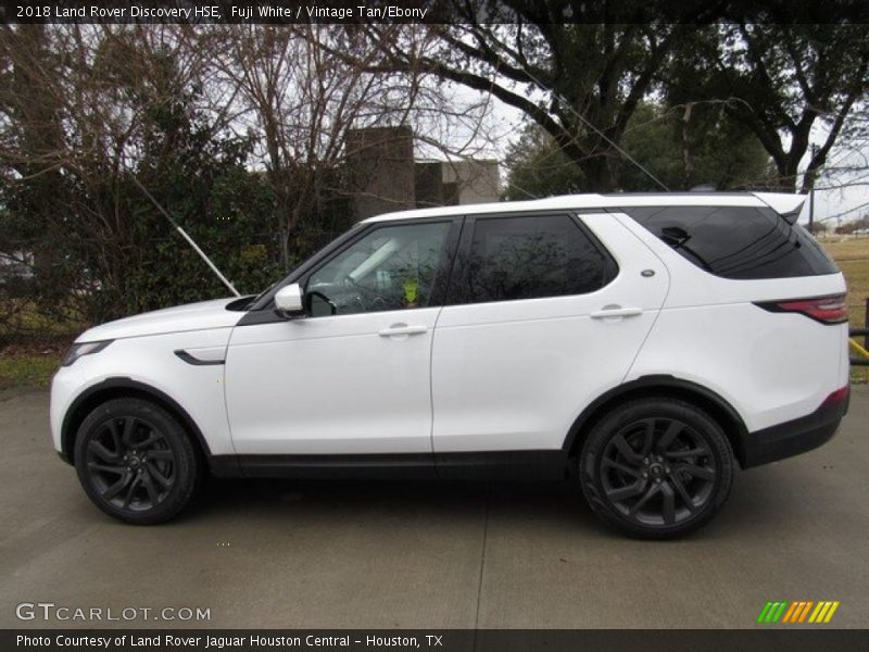 Fuji White / Vintage Tan/Ebony 2018 Land Rover Discovery HSE