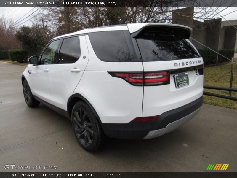 Fuji White / Vintage Tan/Ebony 2018 Land Rover Discovery HSE