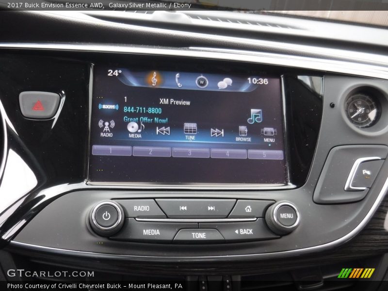 Galaxy Silver Metallic / Ebony 2017 Buick Envision Essence AWD