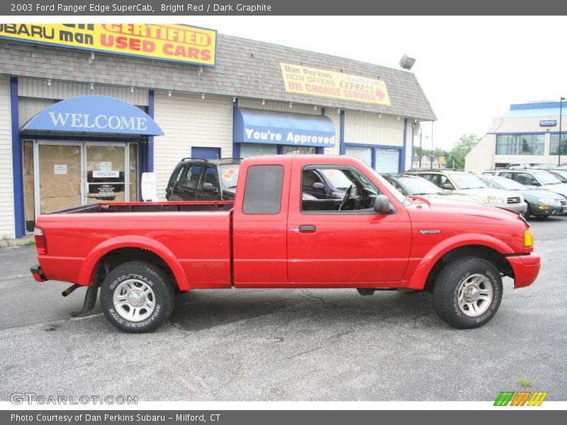 Bright Red / Dark Graphite 2003 Ford Ranger Edge SuperCab