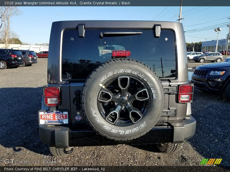Granite Crystal Metallic / Black 2018 Jeep Wrangler Unlimited Altitude 4x4