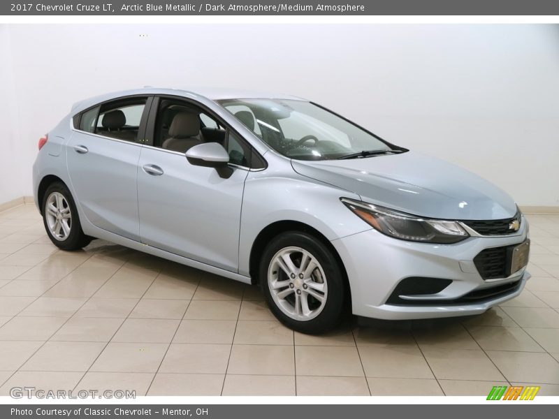Arctic Blue Metallic / Dark Atmosphere/Medium Atmosphere 2017 Chevrolet Cruze LT
