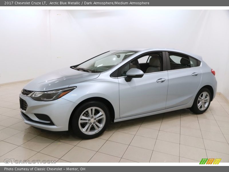 Arctic Blue Metallic / Dark Atmosphere/Medium Atmosphere 2017 Chevrolet Cruze LT