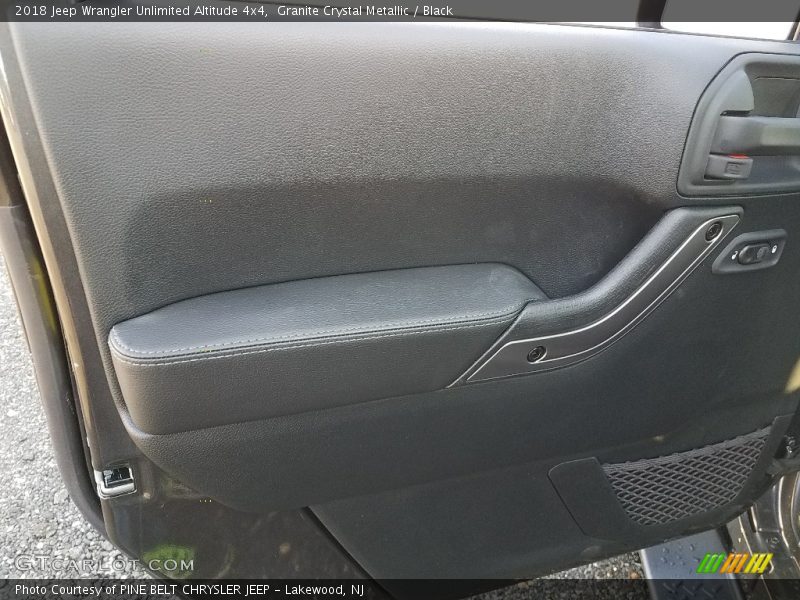 Granite Crystal Metallic / Black 2018 Jeep Wrangler Unlimited Altitude 4x4