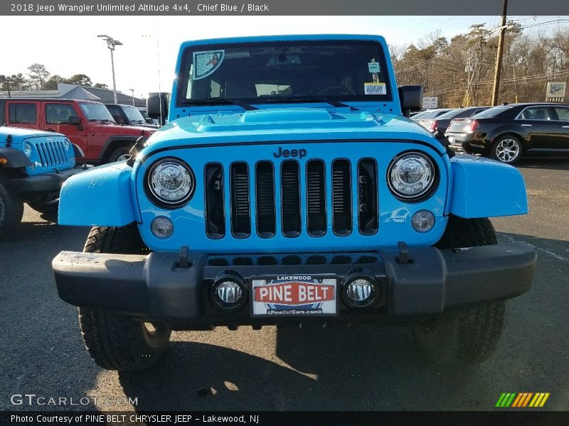 Chief Blue / Black 2018 Jeep Wrangler Unlimited Altitude 4x4