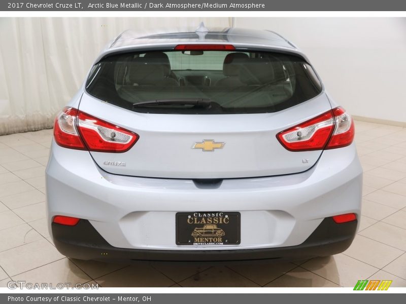 Arctic Blue Metallic / Dark Atmosphere/Medium Atmosphere 2017 Chevrolet Cruze LT