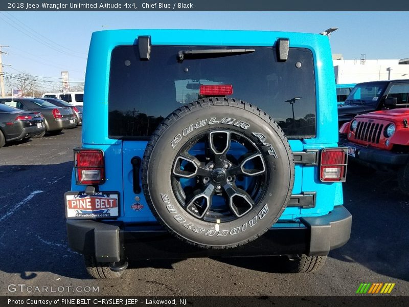 Chief Blue / Black 2018 Jeep Wrangler Unlimited Altitude 4x4
