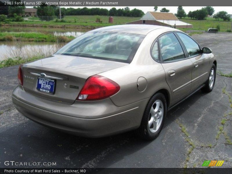 Arizona Beige Metallic / Medium Parchment 2003 Ford Taurus SES