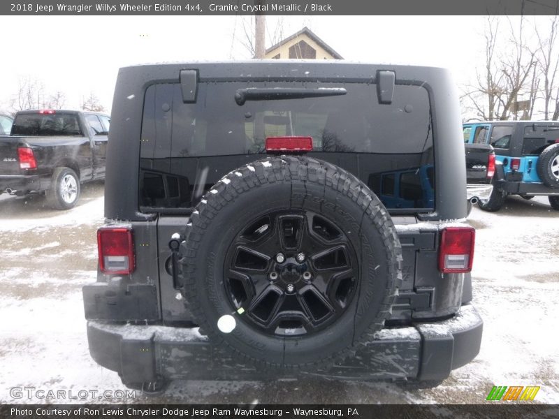 Granite Crystal Metallic / Black 2018 Jeep Wrangler Willys Wheeler Edition 4x4