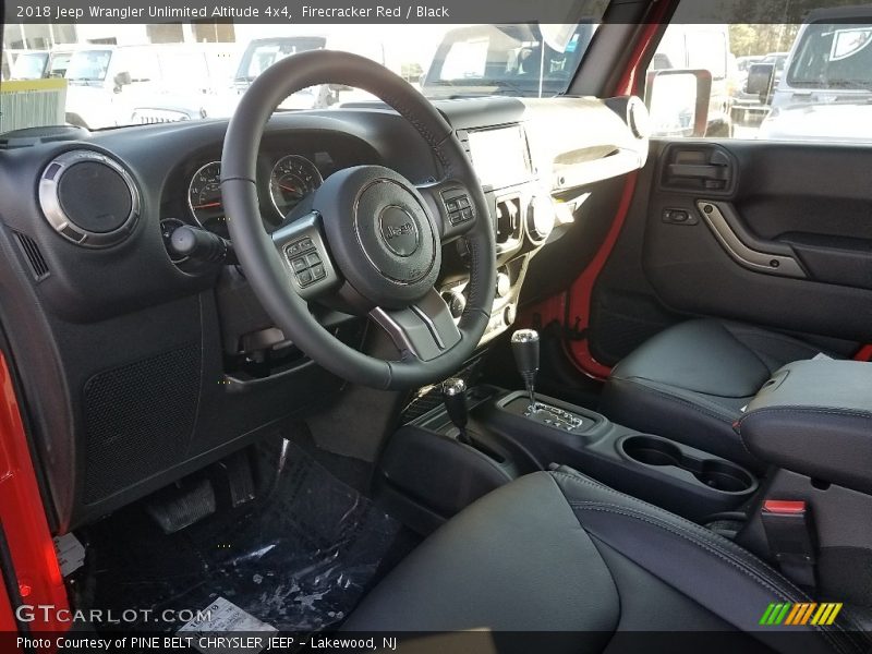 Firecracker Red / Black 2018 Jeep Wrangler Unlimited Altitude 4x4