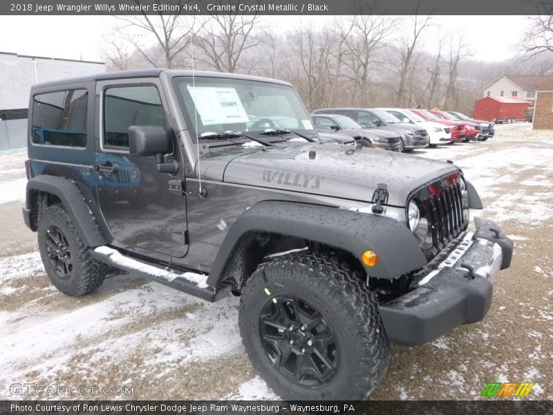 Front 3/4 View of 2018 Wrangler Willys Wheeler Edition 4x4