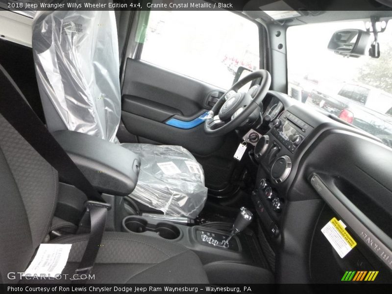 Granite Crystal Metallic / Black 2018 Jeep Wrangler Willys Wheeler Edition 4x4