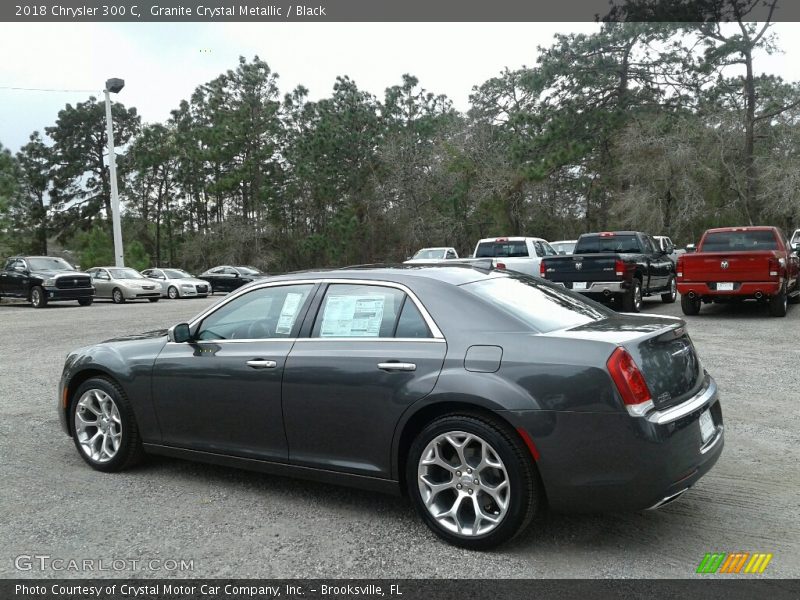 Granite Crystal Metallic / Black 2018 Chrysler 300 C