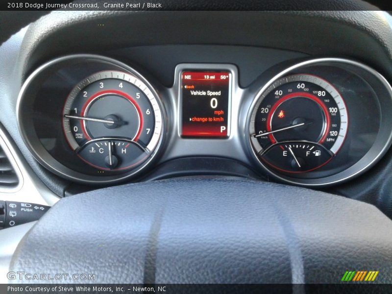 Granite Pearl / Black 2018 Dodge Journey Crossroad
