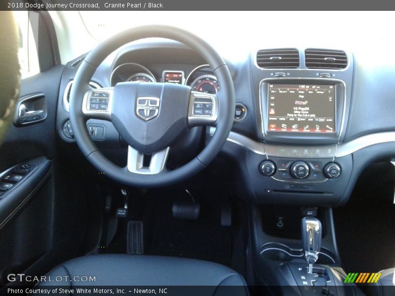 Granite Pearl / Black 2018 Dodge Journey Crossroad
