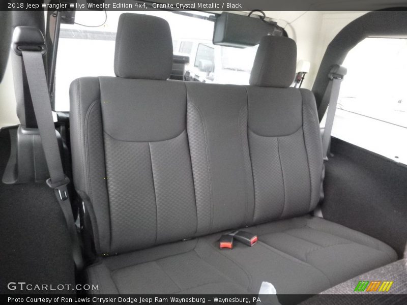 Rear Seat of 2018 Wrangler Willys Wheeler Edition 4x4