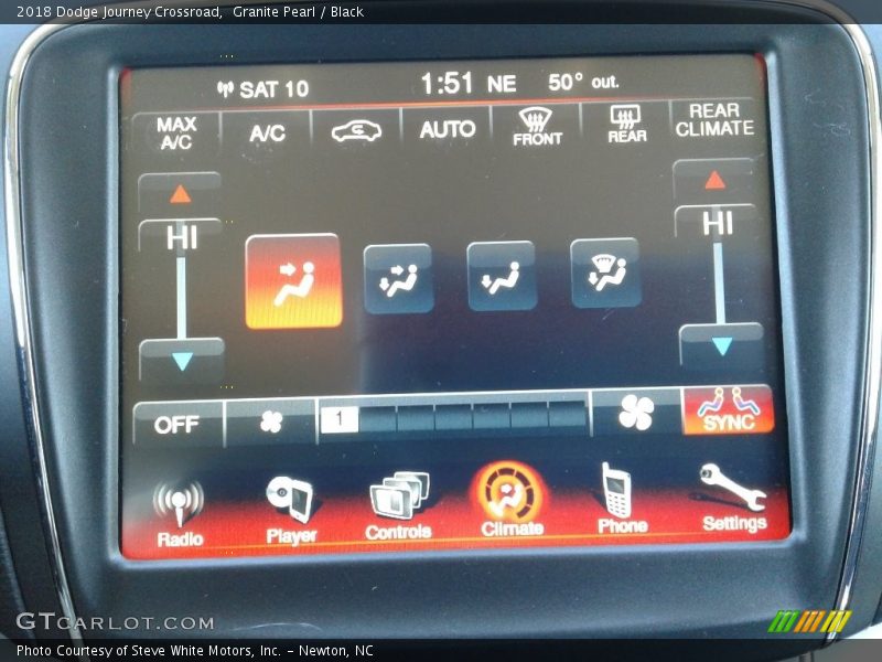 Granite Pearl / Black 2018 Dodge Journey Crossroad