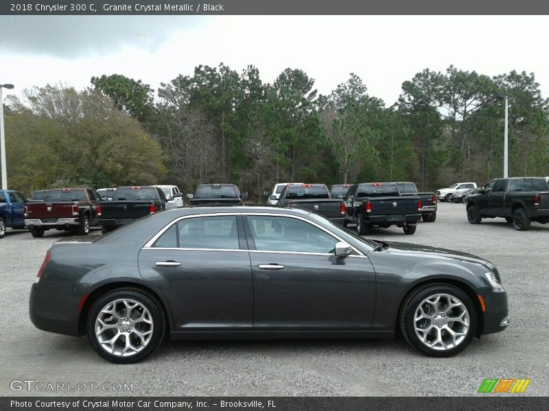 Granite Crystal Metallic / Black 2018 Chrysler 300 C