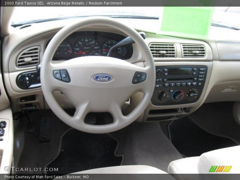 Arizona Beige Metallic / Medium Parchment 2003 Ford Taurus SES