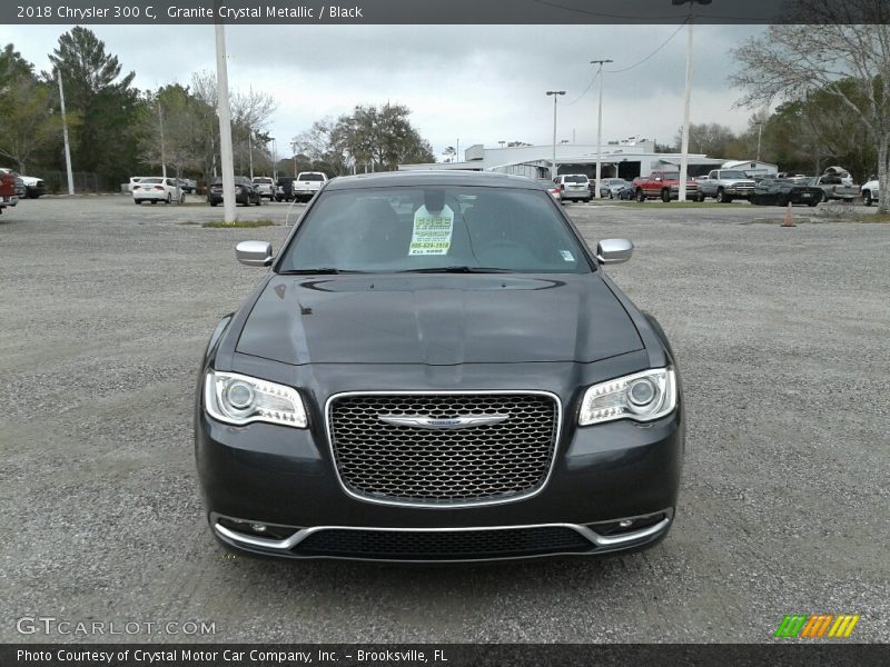 Granite Crystal Metallic / Black 2018 Chrysler 300 C