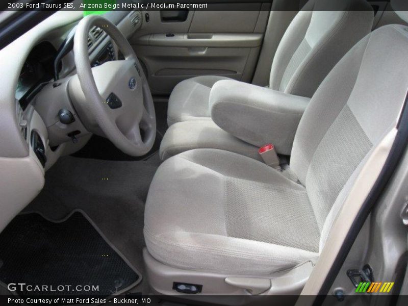 Arizona Beige Metallic / Medium Parchment 2003 Ford Taurus SES