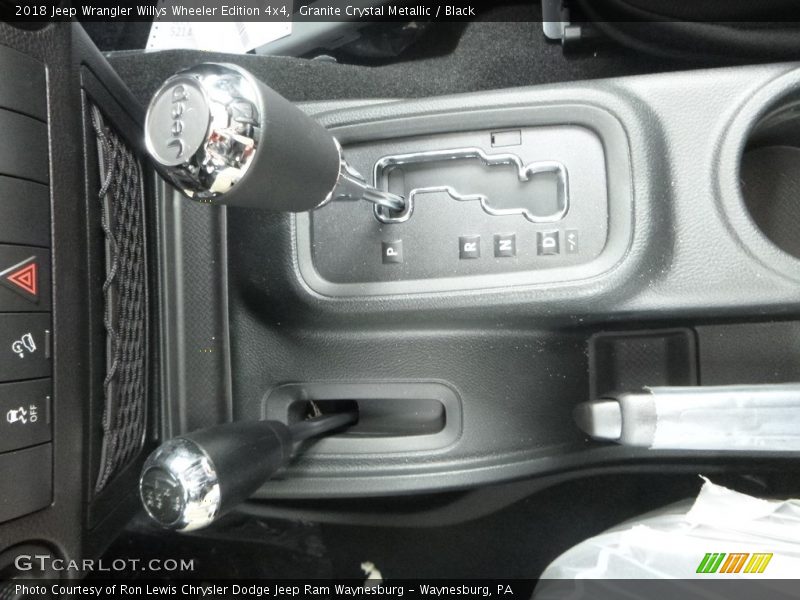  2018 Wrangler Willys Wheeler Edition 4x4 5 Speed Automatic Shifter