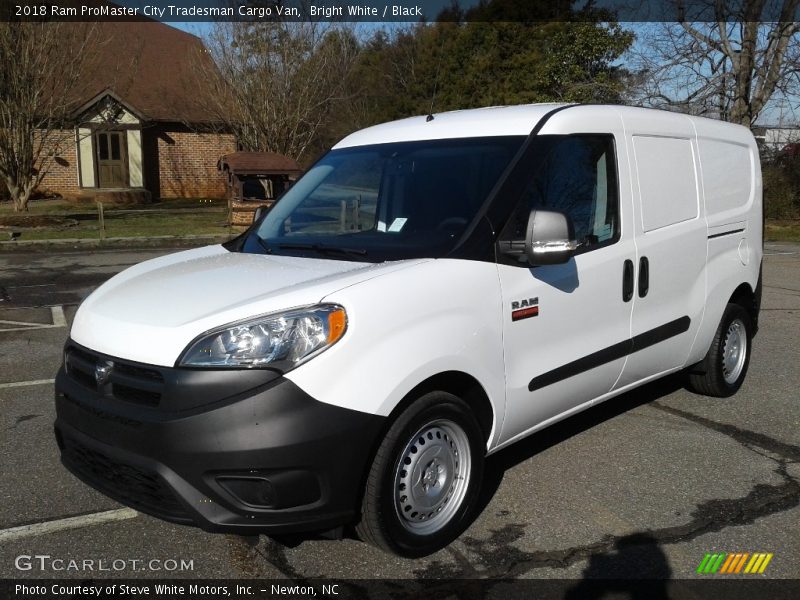 Bright White / Black 2018 Ram ProMaster City Tradesman Cargo Van