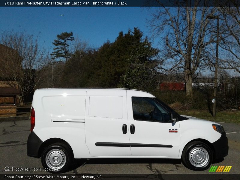 Bright White / Black 2018 Ram ProMaster City Tradesman Cargo Van