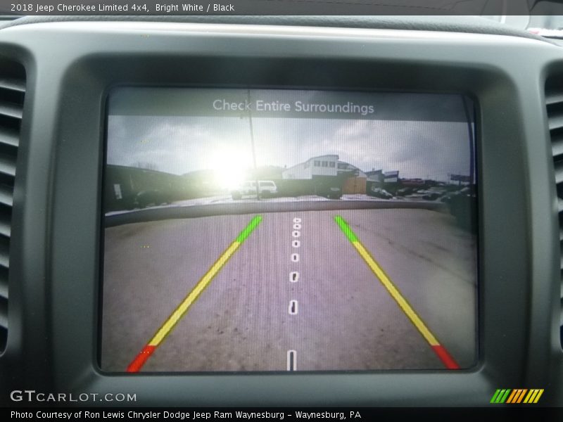 Bright White / Black 2018 Jeep Cherokee Limited 4x4