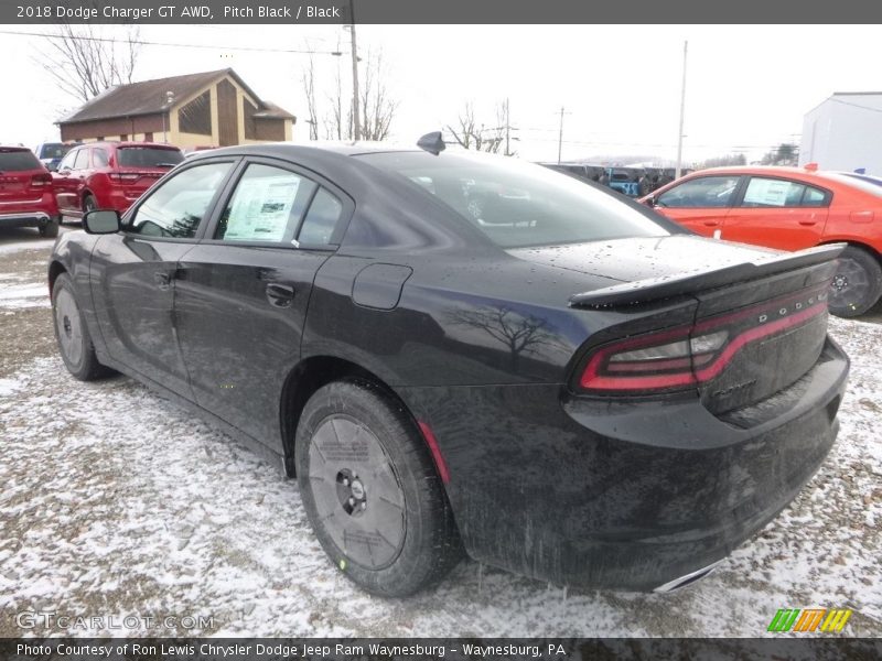 Pitch Black / Black 2018 Dodge Charger GT AWD