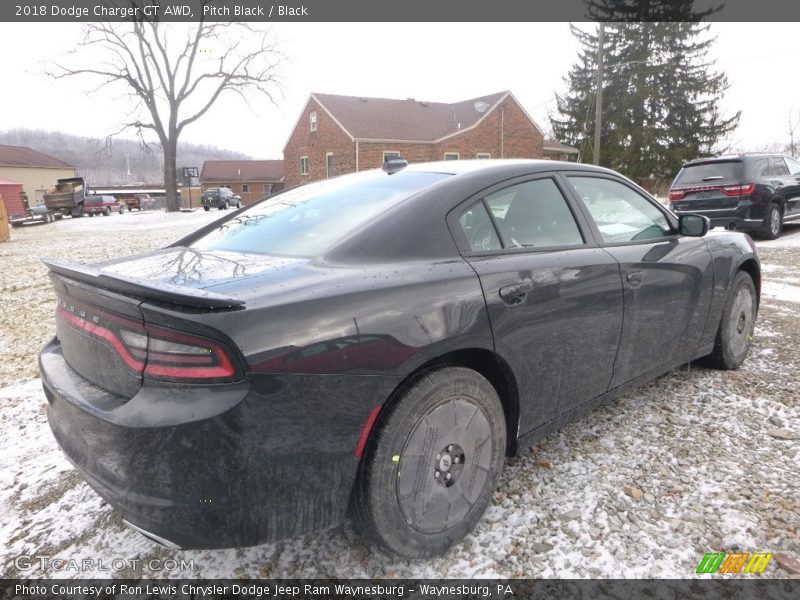 Pitch Black / Black 2018 Dodge Charger GT AWD