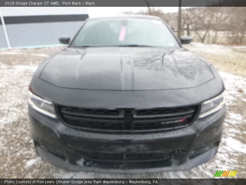 Pitch Black / Black 2018 Dodge Charger GT AWD