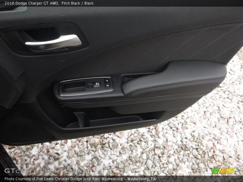 Pitch Black / Black 2018 Dodge Charger GT AWD