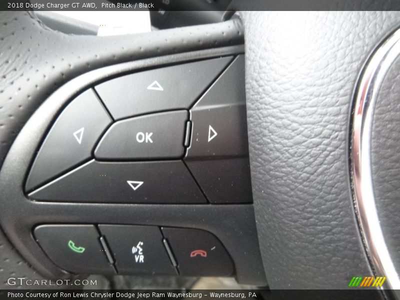 Pitch Black / Black 2018 Dodge Charger GT AWD