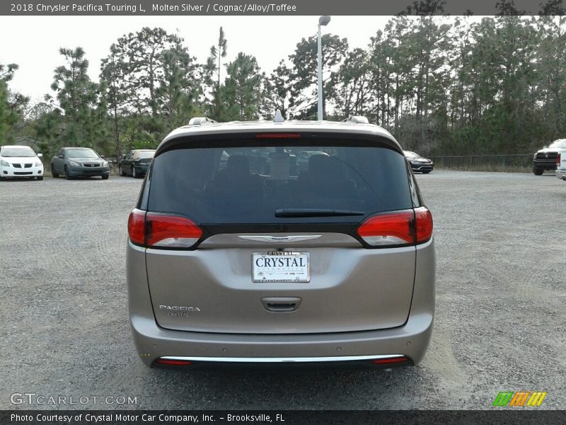 Molten Silver / Cognac/Alloy/Toffee 2018 Chrysler Pacifica Touring L