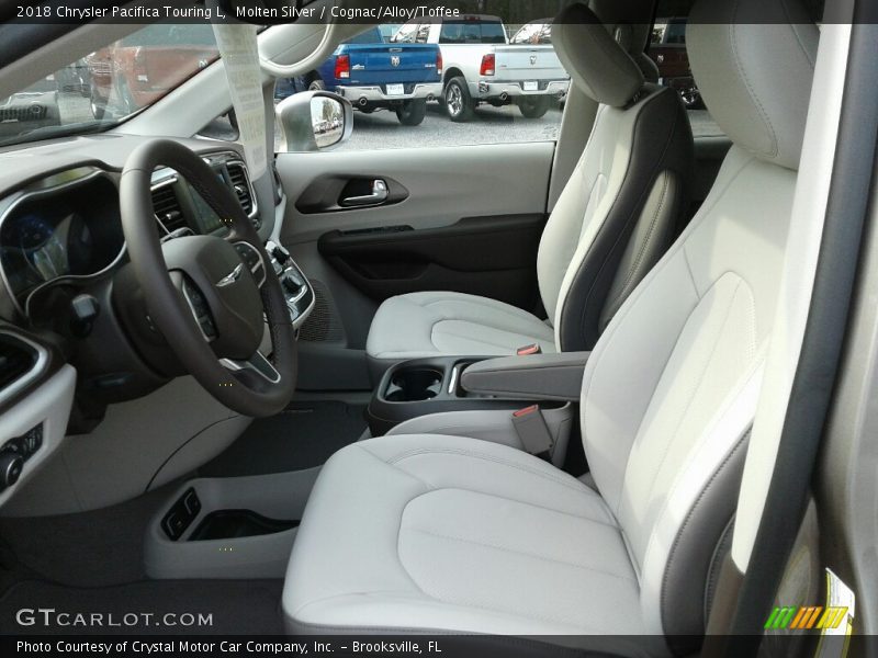 Molten Silver / Cognac/Alloy/Toffee 2018 Chrysler Pacifica Touring L