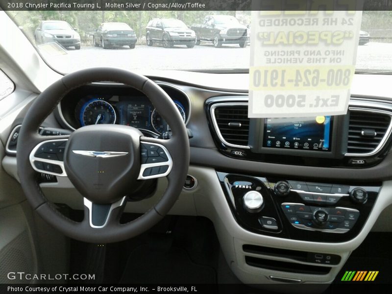 Molten Silver / Cognac/Alloy/Toffee 2018 Chrysler Pacifica Touring L