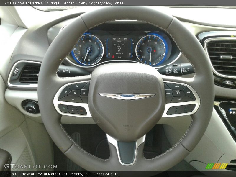 Molten Silver / Cognac/Alloy/Toffee 2018 Chrysler Pacifica Touring L